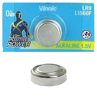 Vinnic LR9 L1560F 1.5V Alkaline Button Battery