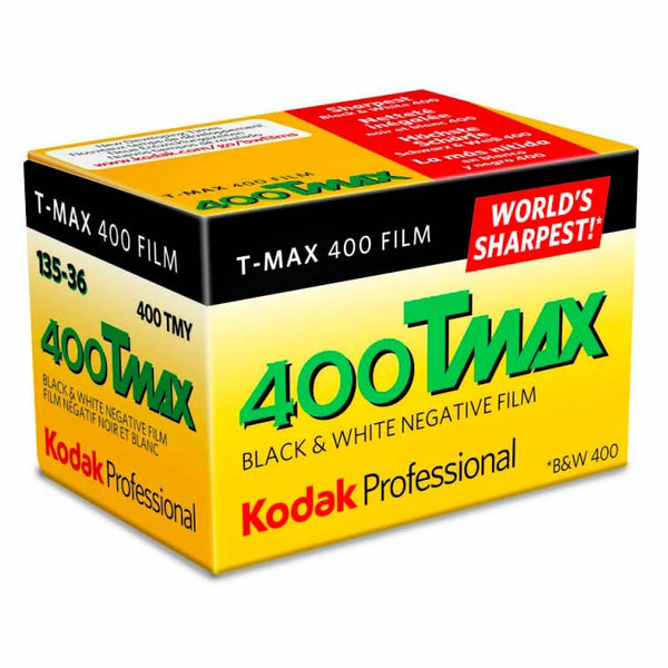 Kodak Professional TMax 400 - 36Exp 135/35mm Black & White Negative Film