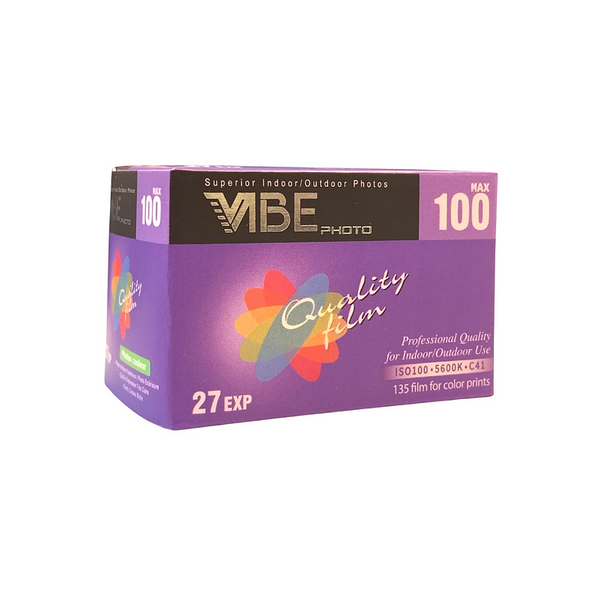 VIBE Photo Max 100 - 27exp, 135/35mm Color Negative Film