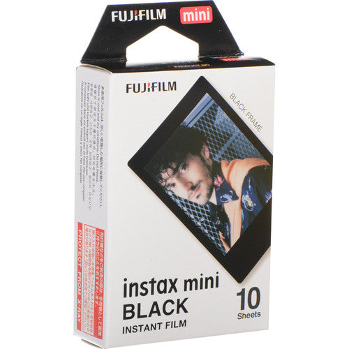 Fujifilm Instax Mini BLACK FRAME- 10 Sheets Instant Color Film