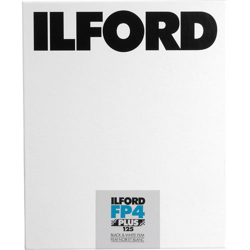 ILFORD FP4 Plus 125 - 4x5" Black and White Negative Film (25 Sheets)