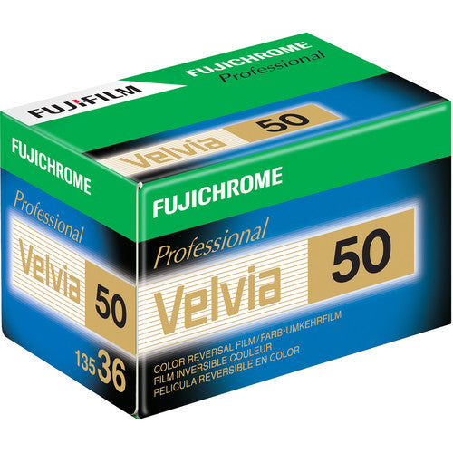 Fujifilm Fujichrome Professional Velvia 50 - 36exp, 135/35mm Color Reversal Film