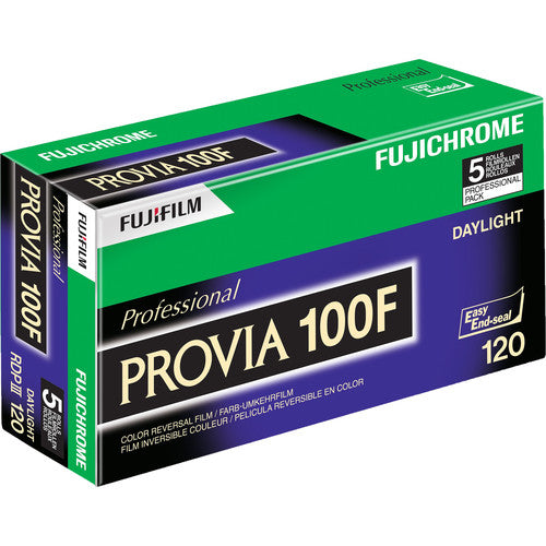 Fujifilm Fujichrome Professional Provia 100F RDP-III - 120 Color Reversal Film (5 Rolls)