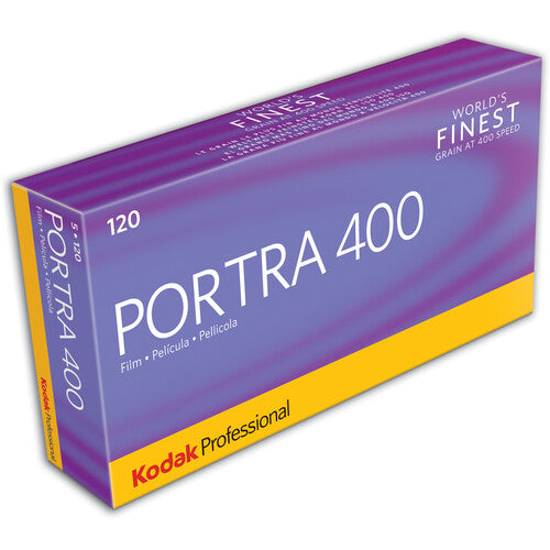 Kodak Professional Portra 400 - 120 Color Negative Film (5 Rolls)