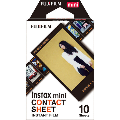 Fujifilm Instax Mini CONTACT SHEET - 10 Sheets Instant Color Film