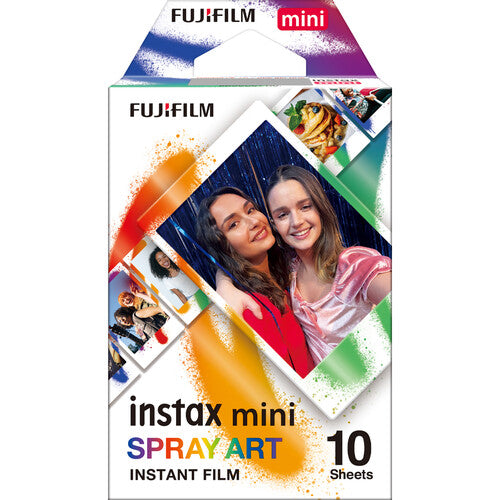 Fujifilm Instax Mini SPRAY ART - 10 Sheets Instant Color Film