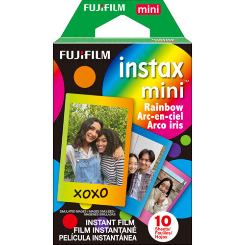 Fujifilm Instax Mini RAINBOW - 10 Sheets Instant Color Film