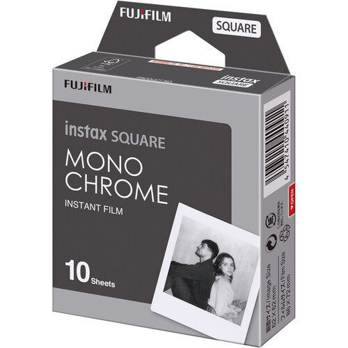 Fujifilm instax Square MONOCHROME - 10 Sheets Instant Black & White Film