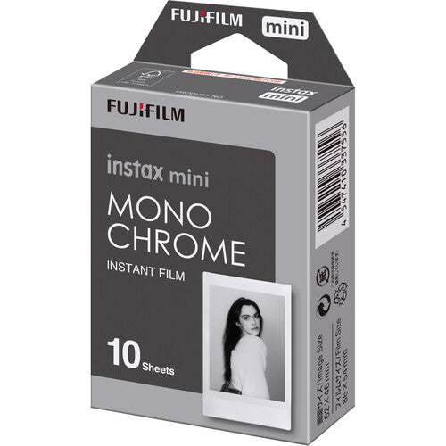 Fujifilm instax mini MONOCHROME - 10 Sheets Instant Black & White Film