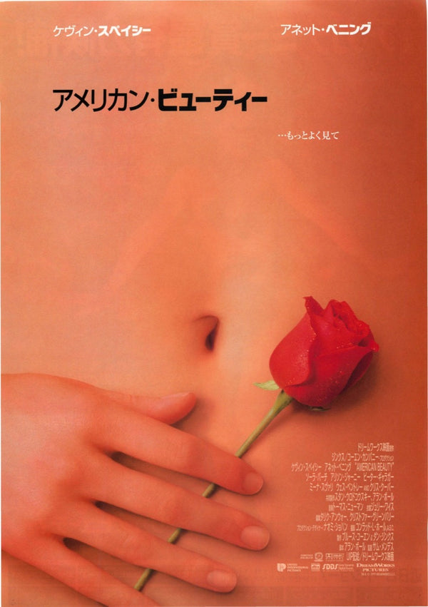 美麗有罪 American Beauty（1999）2 side B5 Movie Flyer with Plastic Holder