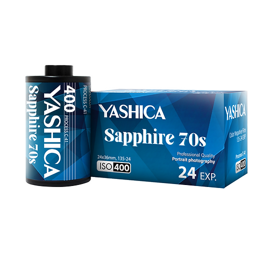 Yashica SAPPHIRE 70S ISO 400 24exp, 135/35mm Color Negative Film