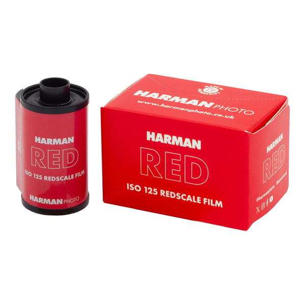 HARMAN RED 125 - 36exp, 135/35mm Redscale Color Negative Film