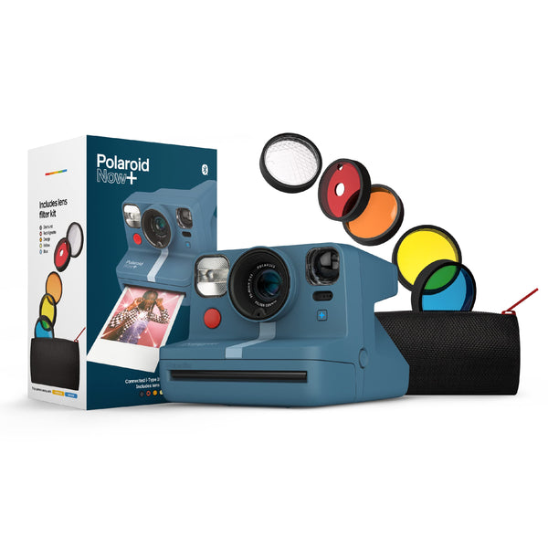 Polaroid Now+  i-Type Instant Camera + 5 lens filters (Blue Gray)