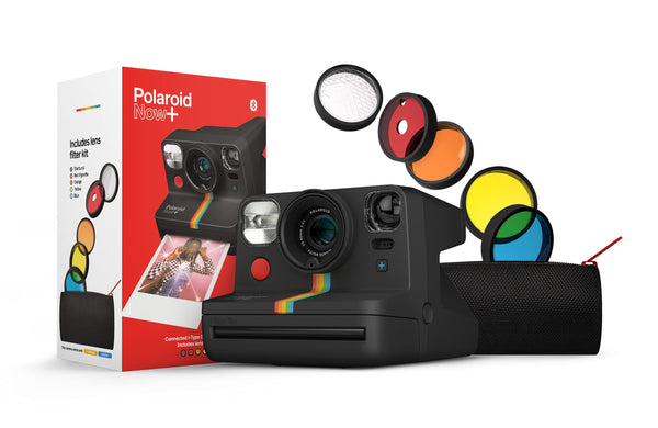 Polaroid Now+ i-Type Instant Camera + 5 lens filters (Black)