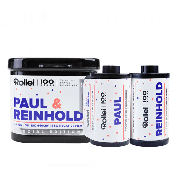 Rollei Paul & Reinhold 640 - 36exp, 135/35mm Black & White Negative Film (2 Rolls)