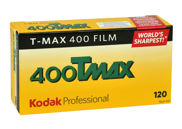 Kodak Professional TMax 400 - 120 Black & White Negative Film (5 Rolls)