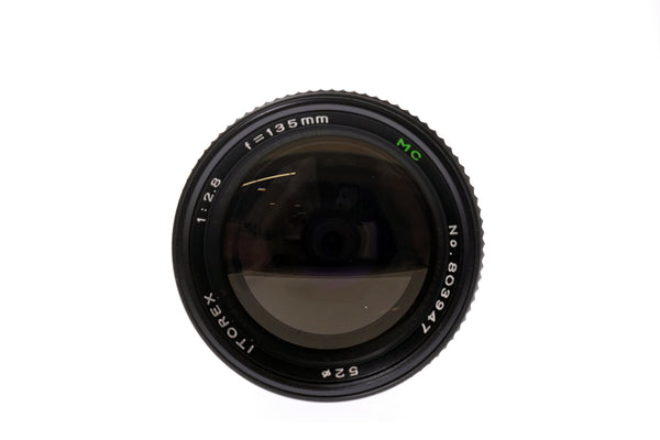 Photax Super Paragon MC f2.8 135mm K Mount Lens