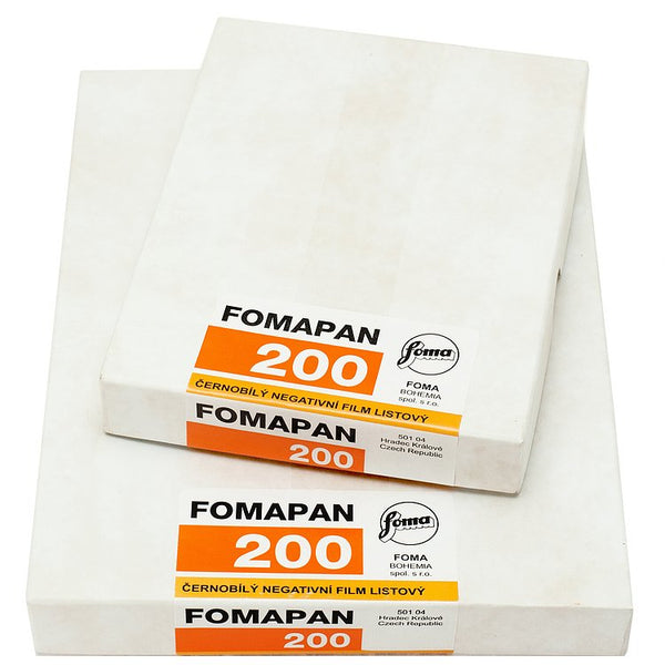 Foma Fomapan 200 - 4x5" Black and White Negative Film (50 Sheets)