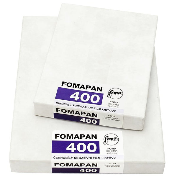 Foma Fomapan 400 - 4x5" Black and White Negative Film (50 Sheets)