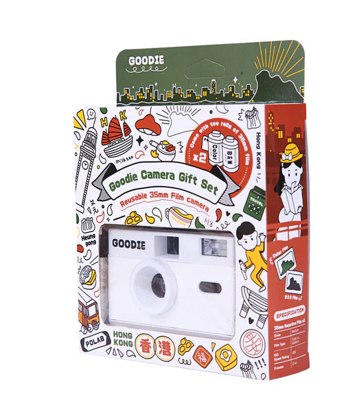 Goodie G35 Reusable Film Camera Gift Set w/ Two Films (White)