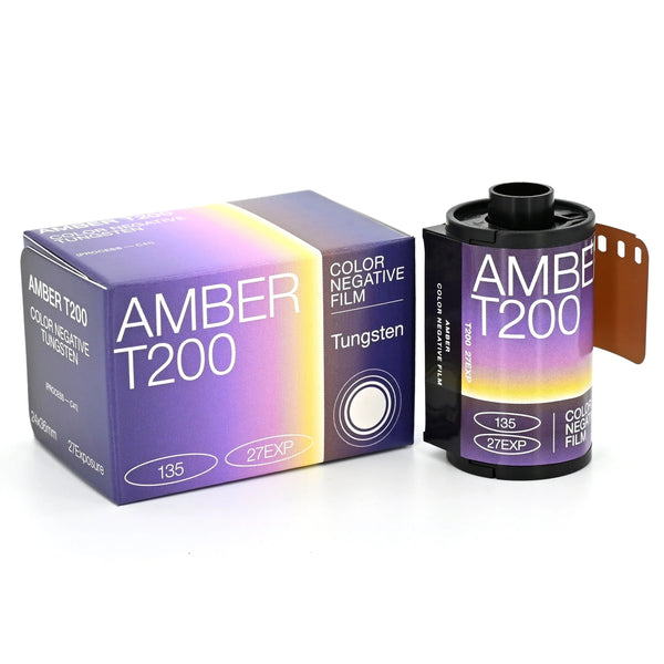 Amber T200 Tungsten - 27exp, 135/35mm Color Negative Film