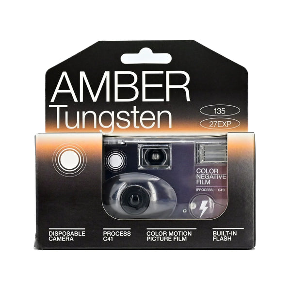 Amber Tungsten 800 - 27exp, 135/35mm Single Use Camera