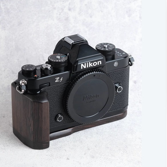 Handmade Wooden Hand Grip for Nikon Z f ZF