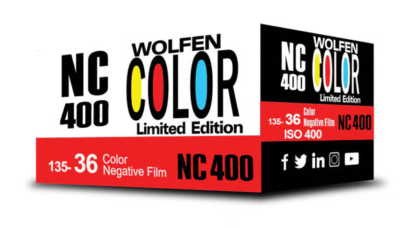 ORWO Wolfen NC400 - 36exp, 135/35mm Color Negative Film