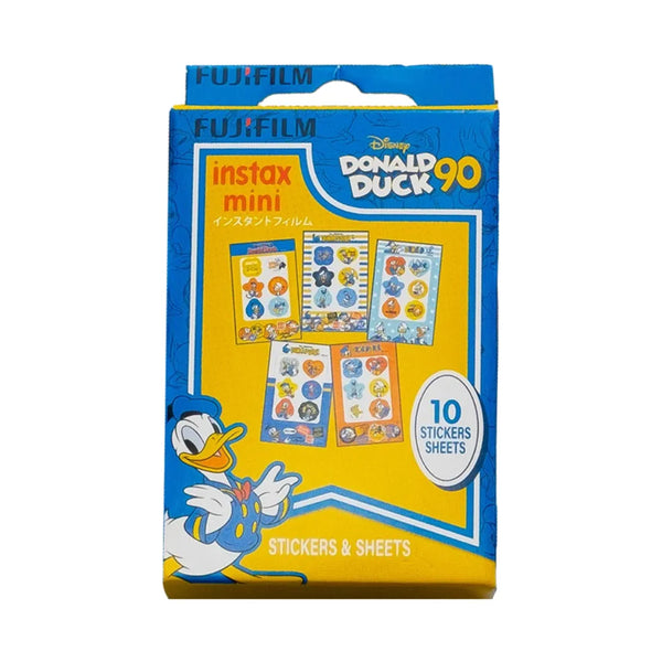 Fujifilm Instax Mini DONALD DUCK - 10 Sheets Instant Color Film with Stickers