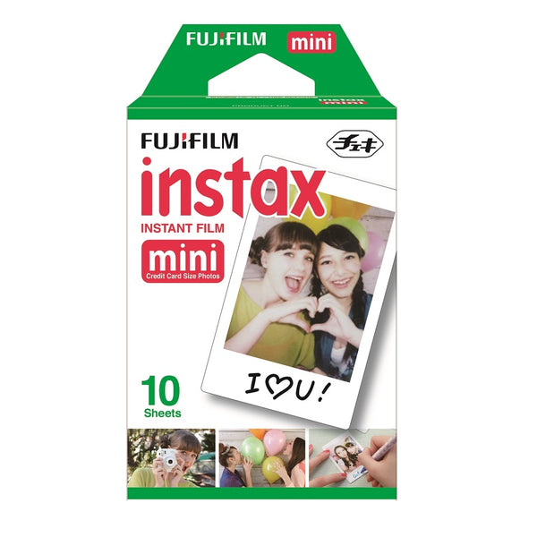 Fujifilm Instax Mini WHITE - 10 Sheets Instant Color Film