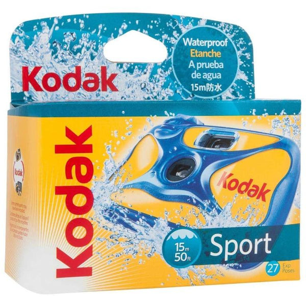 Kodak Waterproof and Sport 800 - 27exp, 135/35mm Single Use Camera