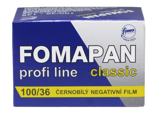 Foma Fomapan Classic 100 - 36exp, 135/35mm Black & White Negative Film