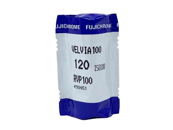 Fujifilm Fujichrome Velvia 100 - 120 Color Reversal Film (Single Roll)