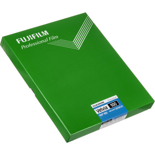 Fujifilm Fujichrome Velvia 100 - 8 x 10" Color Reversal Film (20 Sheets)