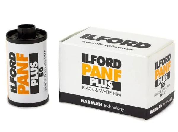 ILFORD PanF Plus 50 - 36exp, 135/35mm Black & White Negative Film