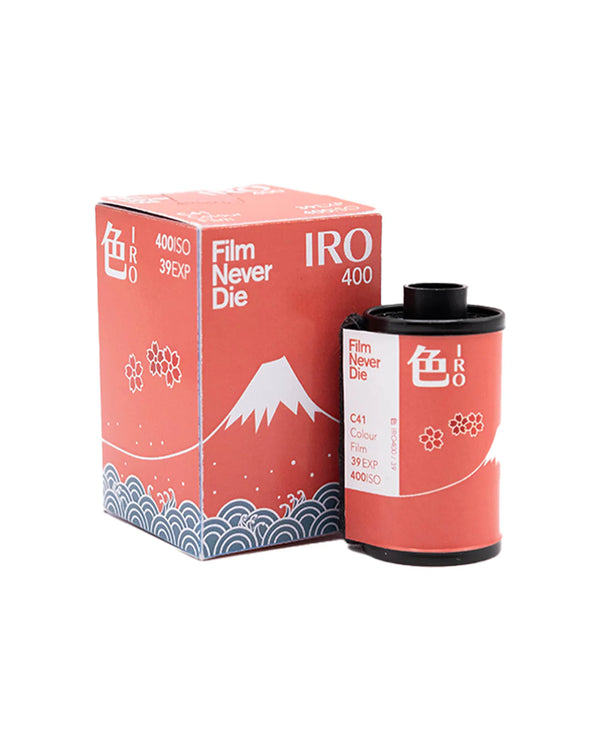 FilmNeverDie IRO 400 - 27exp, 135/35mm Color Negative Film