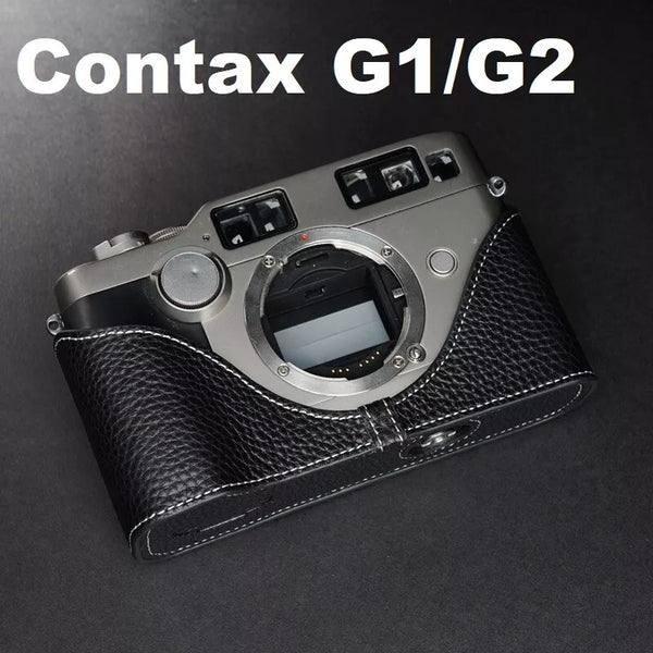 Real Leather Camera Half Case for Contax G2 G1