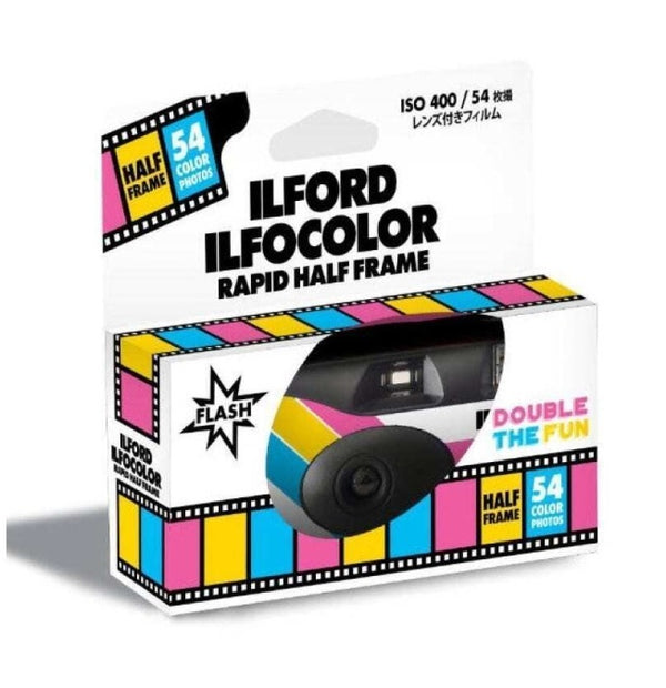 ILFORD ILFOCOLOR Rapid 400 - 54exp, 135/35mm Half Frame Single Use Camera